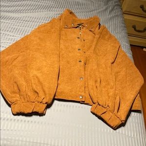 Corduroy oversized jacket